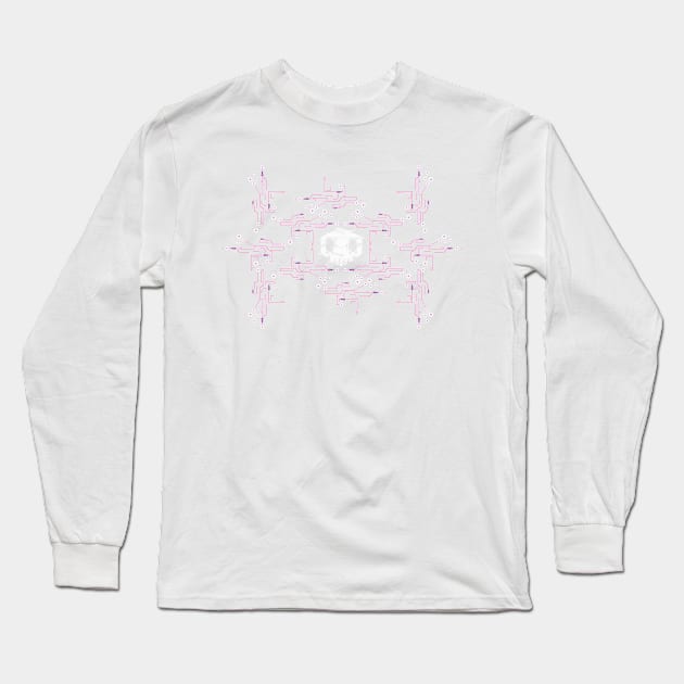 Sombra Hacking inspired Design Long Sleeve T-Shirt by ToriSipes